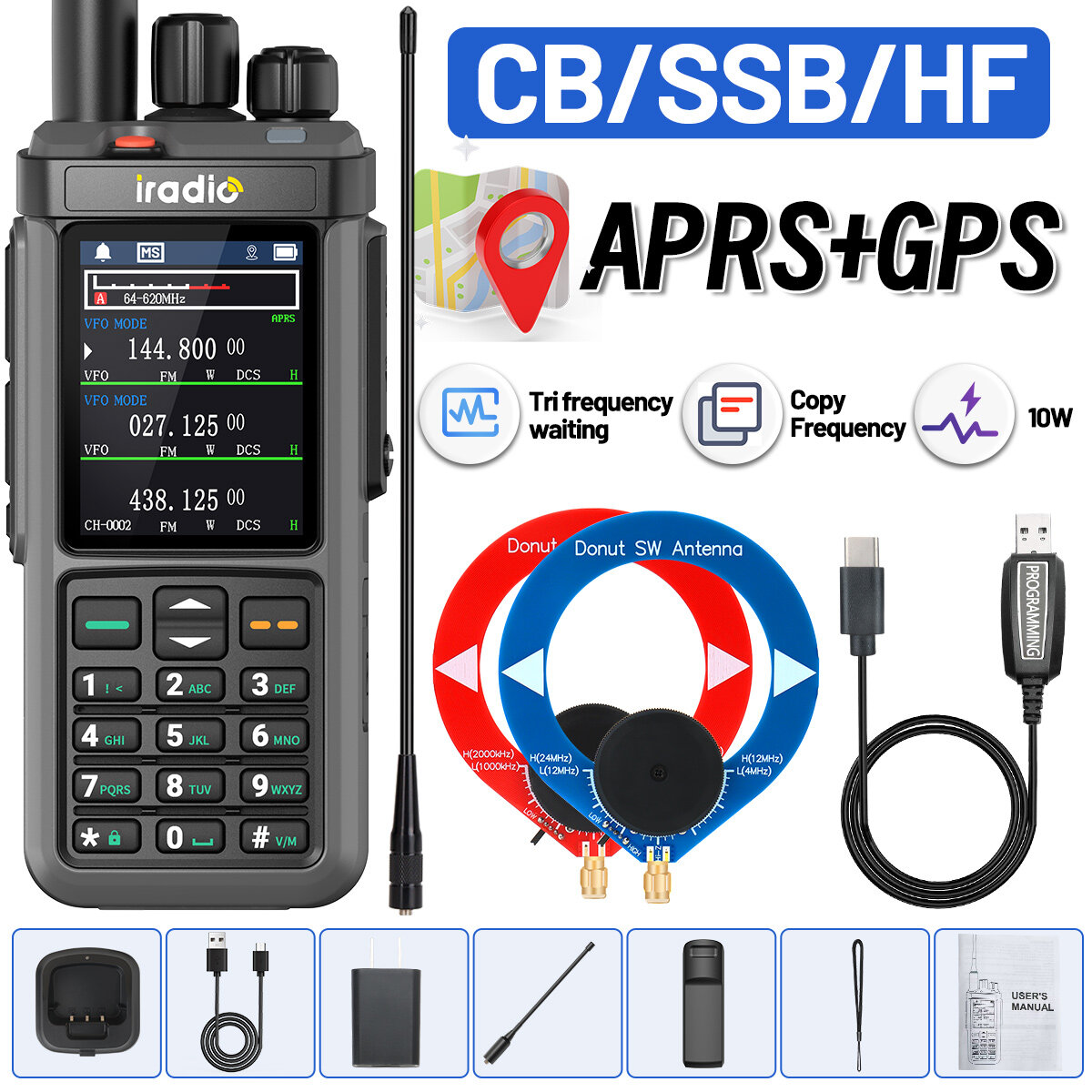 Radio+Frequency Writing Line+2 Donut Antennas+771Pro