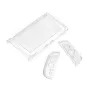 JYS JYS-NS2273 Switch2 Split Crystal Case Anti-Scratch Shockproof PC Protective Shell Precision Fit Full Stand Access Clear Protective Cover Gaming Accessories