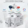 Tongou 1-50A Tuya WIFI Smart Switch Circuit Breaker LED Energy Meter KWh Power Metering Timer Relay Remote Control Smart Life APP