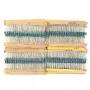 2600pcs 1/4W 1 Tolerance 130 Values Metal Film Resistors Assortment Kit Set 1R ohm-3M ohm for DIY Project Experiments