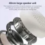 Lenovo EB300 Wireless Headset bluetooth 5.4 Headphone 40mm Powerful Drivers Stereo Surround Sound AI Call Noise Reduction 25H Battery Life Soft Breathable Earmuffs On-ear Sports Headphones