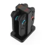DOBE TNS-3192B Switch2 Left and Right Handle Charging Dock Small Four Controller Magnetic Charger Base with Indicator Light Type-C Interface Input Game Accessories