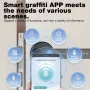 Tuya BLE Smart Door Lock Fingerprint Password Key APP Unlock Home Security Anti-theft Locks Wire-free No Punching Required