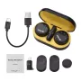 S3 1 to 2 Magnetic Wireless Lavalier Microphone 1RX+2TX Audio Video Recording Noise Reduction Mic with Charging Case for Android/iOS Phone Tablet