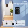 SMATRUL Tuya Wireless WiFi RF433 Smart Home Wall-mounted Light Switch Touch Panel Control Switches Timing Function Remote APP Control Voice Control with Alexa Google Assistant Yandex Tmall Genie