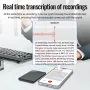 A5 AI Voice Recorder bluetooth Real-Time Transcription 60 Languages Translation ChatGPT 4 AI Summarization App Control Voice to Text 25H Battery Life Portable Magnetic Voice Recorder