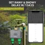 Tuya bluetooth Smart Garden Sprinkler Water Timer by 2 Way Rain Delay Filter Washer Programmable and Automatic Irrigation Controller for Garden Sprinkler Agriculture Forestry Valve