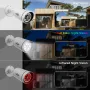 Hiseeu 4K 8MP PoE IP Camera Outdoors Night Vision Motion Detection Two-way Intercom H.265+ Video Surveillance Audio Record CCTV Home Security Cameras