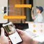 Tuya 4MP Smart WiFi IP Camera Dual Lens Human Detection IR Night Automatic Tracking Camera Works With Alexa Google Home