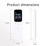 MOES Tuya WiFi Smart Central Control Panel Wireless Touch Screen Handheld IR Remote Controller for Home Appliance