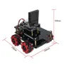 4WD Smart Car Chassis Mecanum Wheel Tracking DIY Kit Omnidirectional Wheel Four-wheel Drive Robot Remote Control Car