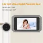 N9S 3.97in LCD Screen Visual Doorbell Digital Magic Eye Electronic Viewfinder Night Vision Safety Door Viewer Photo Recording Door Peephole Camera