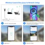 Hiseeu 3MP Wifi Video Surveillance CCTV Cameras Outdoor Security IP66 Wifi IP Cameras for Parking Lot Staircase Entrance