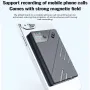 A5 AI Voice Recorder bluetooth Real-Time Transcription 60 Languages Translation ChatGPT 4 AI Summarization App Control Voice to Text 25H Battery Life Portable Magnetic Voice Recorder