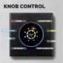 MoesHouse Smart WiFi Smart Home Heating Knob Thermostat with Digital Display Temperature Controller for Water/Electric/Gas Boiler Heating Voice Control Works with Alexa Google Home