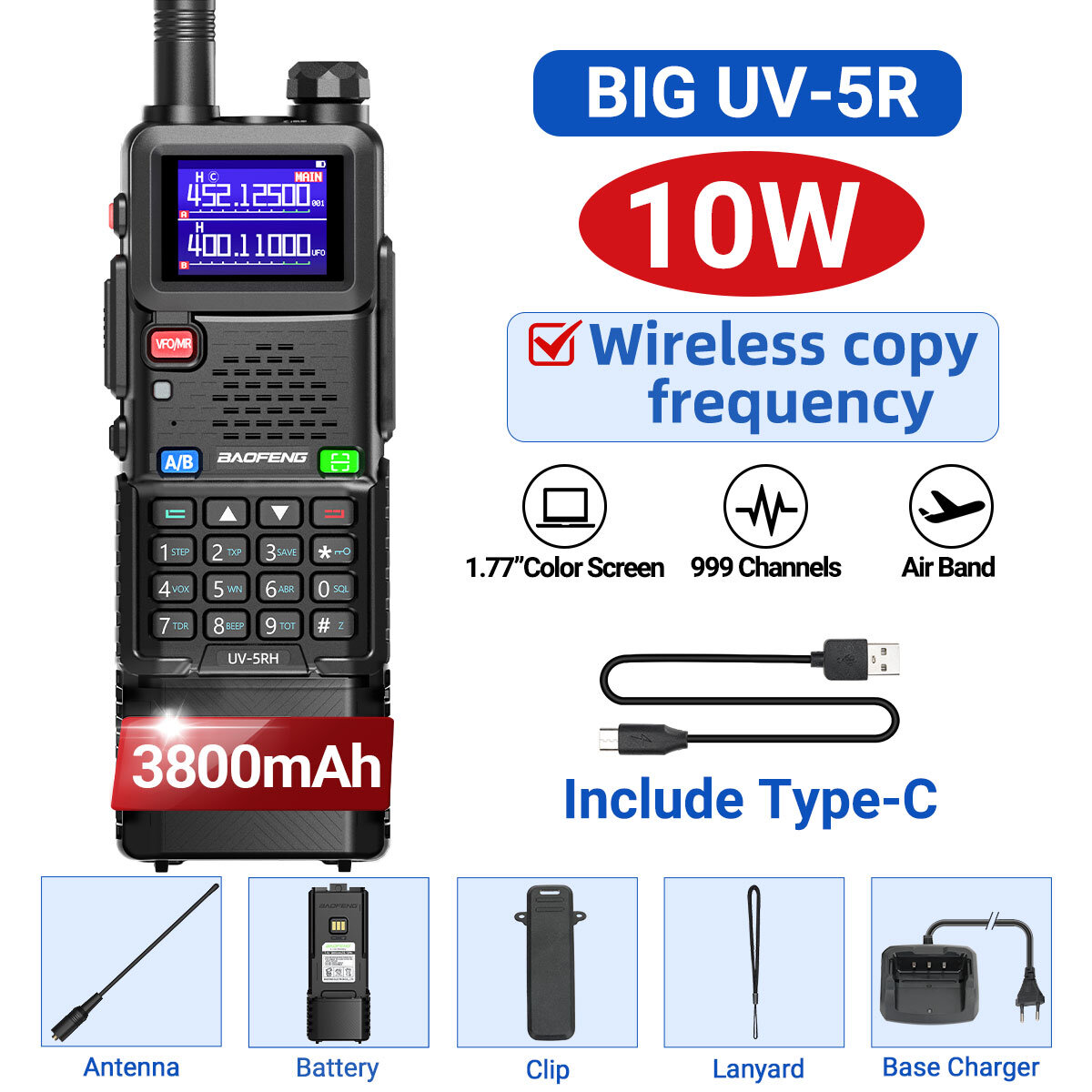 câble radio type-c