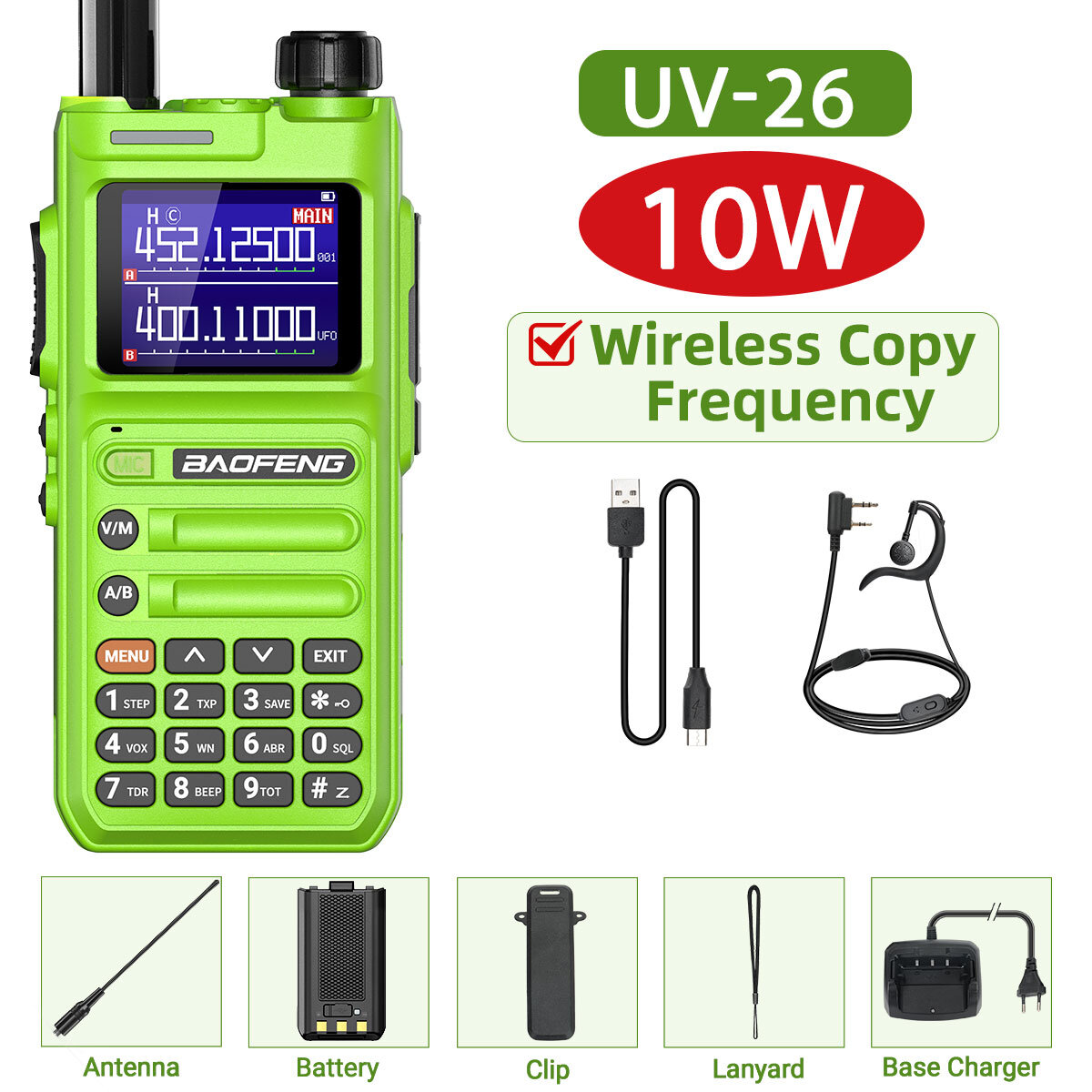 vert   câble type-c   écouteurs