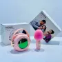 Wireless bluetooth Speaker with Microphone LED Light 2000mAh Portable Karaoke Machine Kit