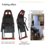 PXN Foldable Home Game Simulator Folding Racing Simulator Bracket Seat Steering Wheel Bracket Racing Game Experience Device