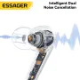 ESSAGER ES-06 TWS bluetooth Earbuds ENC Noise Reduction 10mm Diaphragm Dynamic 20H Playback In-ear Sports Headphones