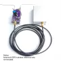 Active SDR Loop Antenna Amplifier 100kHz-120MHz Low-Noise Adjustable Gain for Shortwave Radio