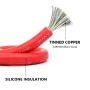 16/17AWG 4m/roll 5 color Mix Box Super Soft Silicone Wire Heat Resistant Flexible Tinned Copper Stranded Cable Electirc Wire DIY