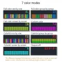 Color LED Music Spectrum Electronic Clock RGB LEDs USB Voice Control Rhythm Light 1624RGB Pickup Atmosphere Level Indicator