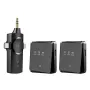 VIMAI AP009 2.4Ghz Wireless Lavalier Microphone USB-C/iP 3-in-1 Receiver Noise Canceling Mic 26H Battery Life 15ms Low Latency for Vlog Interview Live Streaming Recording