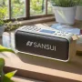 SAMSUI F36 Portable bluetooth Speaker Dual Diaphragms Deep Bass RGB Light 3600mAh Hands-free Call Support TF/AUX/USB Playback Outdoors FM Radio Speakers