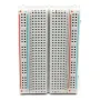 8.5 x 5.5cm 400 Tie Points 400 Holes Solderless Breadboard Bread Board with 65pcs Male To Male Breadboard Wires Jumper Cable Dupont Wire Bread Board Wires