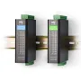 8-CH RS485 to Ethernet Serial Server Industrial Isolated Modbus MQTT Gateway 8 Ports Dual NIC PoE Support Rail-Mount Bidirectional Transmission