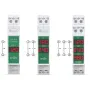 Tongou 1/2/3 Ways DIN Rail Mount Voltage Meter 11V-310V DC Mini Modular Voltmeter High Accuracy LED Digital Display Multi-Circuit Monitoring Energy Efficient Digital Voltmeter
