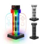 JYS JYS-NS2279 Switch2 Joy-Con 4 in 1 Charging Dock RGB Gaming Lights Vertical Organizer Fast Charging Docking Station Switch Accessories