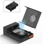 Для Raspberry Pi 5 корпус с активным охладителем улучшенная защита простая сборка идеальная посадка аргоновый поли совместим с вентиляторами охлаждения PWM