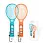 JYS JYS-NS2266 Switch2 Tennis Racket Grips Left and Right Dual Handles Mario Game Tennis Rackets Game Cards Stoage Compatible Joy-Con Realistic Gameplay Immersive Sports Accessory