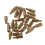 AOQDQDQD® 260Pcs M2 PCB Threaded Brass Male Female Standoff Spacer Board Hex Screws Nut Assortment Box Kit Set with Plastic Box Hollow