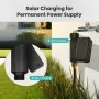 MOES Tuya Smart Home Wifi Timed Irrigation Water Valve IP65 Waterproof with Brass Inlet Solar Powered Irrigator Smart Life APP Control