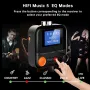2 in 1 bluetooth V5.2 Transmitter Receiver 1.44 inch HD Screen 5 EQ Modes HiFi Music 3.5MM AUX RCA TF Wireless Adapter For PC TV Speakers