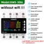 Tuya Wifi Power Energy Meter AC Monitor AC 85-290V 80A 3 Phase 4-wire DIN Rail Over Under Voltage Protector Electricity Meter