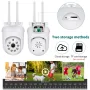 2MP 1080P HD Camera WIFI PTZ Control Video Surveillance Cameras Wireless Connect 360° Panoramic Two-way Conversation