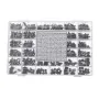 Aemedy® 1000pcs 36 Values 0.1uF 50V-1000uF 16V Capacitors 4.7UF 10UF 22UF 33UF 47UF Electrolytic Capacitor Assortment Box Kit