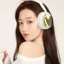 Wireless bluetooth Headset 40mm Large Driver HiFi Sound 12H Playback Soft Earmuffs Built-in Mic Support AUX TF Card Playback Portable Headphones