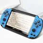 X7 4.5inch Handheld Arcade Game Console with Dual Joystick Video Game Player Built-in 3000+ Games Support HD Output 3.5mm AUX Music Player Gamer Console with Camera