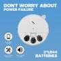 Wireless Door Window Vibration Sensor Alarm 125dB Glass Breakage Anti-theft Sensor Easy Install for Home Safety Protection