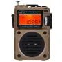 HanRongDa HRD-701 Pocket Radio Portable Digital Radio FM MW SW WB 96 Stations TF Card MP3 Player Bass Sound Mini Pocket Radio for Travelling Camping