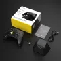 EasySMX D05 Tri-mode Wireless Gaming Controller with Hall Effect Joysticks and Triggers 1000Hz Polling Rate 2.4G Bluetooth Wired RGB Backlit Multi-Platform Support for PC Switch iOS Android Programmable Buttons Turbo Function 5-Level Vibration