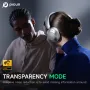 Picun F6 Wireless bluetooth Headset ANC Headphone -50dB Active Noise Cancelling 45mm Dynamic Drivers 120H Playtime Low Gaming Latency AUX Wired Headphones with Mic