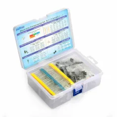 Electronic Component kit (1390 Pieces in Total)-LED Diode 30-value Resistor Boxed