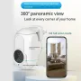 K7 Tuya Wall Plug-In Camera Wifi 360° 1080P Mini Surveillance Home Security Protection Night Vision LED Lamp Light IP Cameras EU Plug