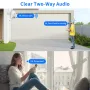 Hiseeu WHD318 8MP WiFi Camera Intelligent Night Vision Two-way Audio AI Human Detection IP66 Waterproof Support TF Card Wireless PTZ IP Safety Camera